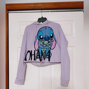 Women’s Disney Stitch Crop Hoodie